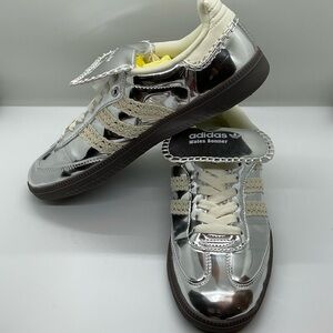 ADIDAS x Wales Bonner SAMBA “Silver Metallic” Womens 7.5 Limited Edition UK Rare